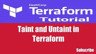 #18 | Taint and Untaint command in Terraform  | Terraform Tutorials in Hindi | TechWorldwithPankaj