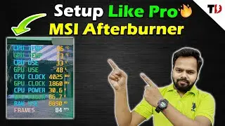 Setup MSI Afterburner Like Pro ⚡ | Ultimate MSI Afterburner Setup 🔥