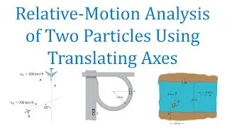 Relative Motion Analysis of Two Particles Using Translating Axes (learn to solve any problem)