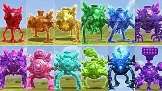 I Building Different Colors & Material Of Omnidroids Robot Army in Garry's Mod