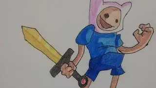 Drawing Pibby Finn | Friday Night Funkin
