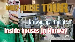 Norway house tour l Family apartments inside tour in Norway #family life in Norway