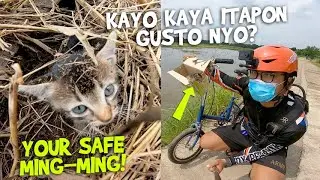 SAVING CAT'S LIFE FROM DANGER! (Bike Adventures!)