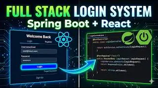 Complete Web Application : Login & Registration flow with React, Spring Boot, MySQL with MVC Pattern