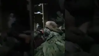 в блиндаже под Бахмутом 130 батальон ТРО