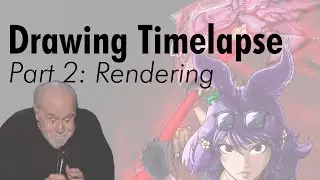 Drawing Timelapse - FFXIV Character Commission (Part 2 of 2)