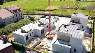 Acabados MUSTANG en una urbanización de tres chalets en Torrelavega - A pie de obra Cantabria