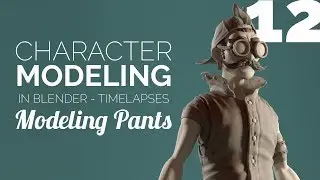 Character Modeling in Blender - 12 Modeling Pants