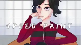 спидпэинт [5] (ʘᴗʘ✿) speedpaint 📦 рисую бомжика в коробке