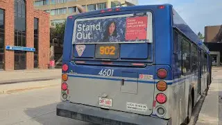 ETS Bus 2007 New Flyer D40LFR #4601 On 902 University