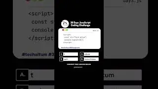 30 Days JavaScript Code Challenge |  Day 3 | Comment your Answer