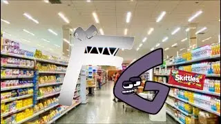 Alphabet Lore G and F Skittles meme