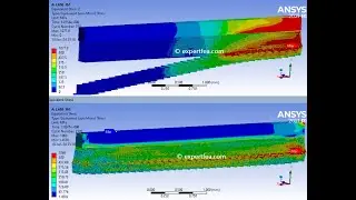 High Velocity Impact Welding of 2 Copper Lamellas Under Gravity - ANSYS WB Explicit Dynamics