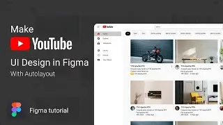 Make youtube user interface | youtube UI design | figma UI design tutorial