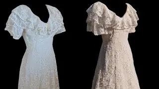 1970s Vintage Wedding Dress Restoration: "Rose of the Titanic"