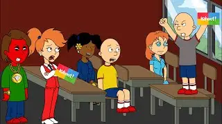Classic Caillou RAGES at Kahoot/Starts a Argument on the first day of School/Grounded
