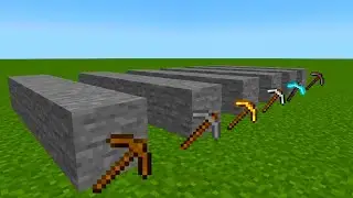 Which Pickaxe is Faster Minecraft
