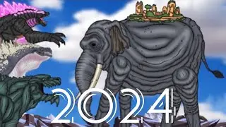 Evolution of Zunesha vs Godzilla