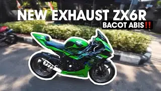Muhaldilana Ganti Knalpot ZX6R 2024 - BACOT FULL SYSTEM ‼️