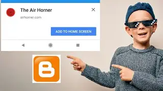 how to create progressive web app in blogger websites.  enable add to home screen app in blogger.