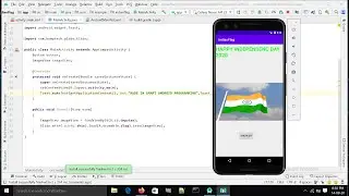 how to create Indian flag using android studio||Flag in android studio?