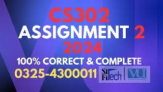 CS302 assignment 2 solution 2024 | CS302 assignment 2 Spring 2024