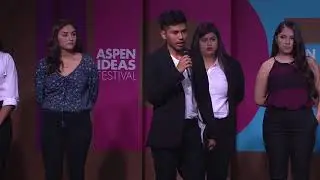 Sunset High School’s team Dreamers Not Criminals at the Aspen Ideas Festival