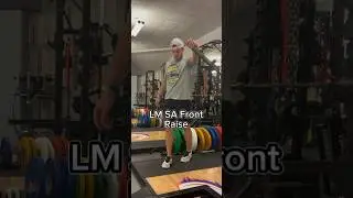 Landmine Single Arm Front Raise