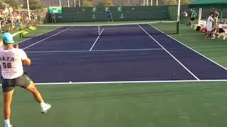 Level View Practice R.Nadal &G.Monfils
