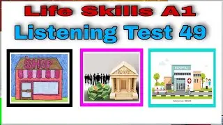 IELTS Life Skills A1 Listening | Test 49 | 2021 | By TFLS