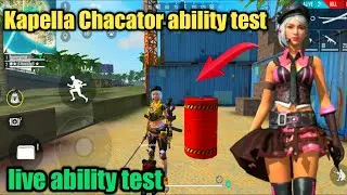 Free fire kapella character ability test | kapella character ability live check