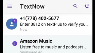 How to verify Canada 🇨🇦 Textplus WhatsApp Number from TextNow 2024