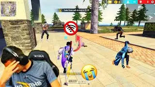 Free Fire Br Ranked Solo Vs Squad ⚡️ 99%headshot  💀 || Internet Gone 🤬