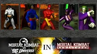 Mortal Kombat: Armageddon (K.A.F) - MK vs DC Universe Characters - Gameplay Part 3