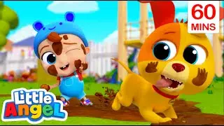 Fun in the Mud! | Little Angel & Cocomelon Nursery Rhymes