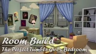 THE SIMS 4: Room Build | The Perfect Tumblr Girl Bedroom