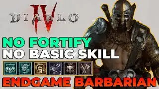 NO Fortify NO Basic Skill Double Swing & HotA Build Barbarian Endgame Guide - Diablo 4
