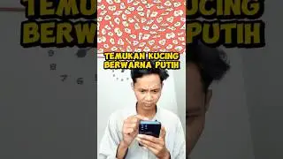 TEMUKAN KUCING BERWARNA PUTIH! TES KETAJAMAN MATA!