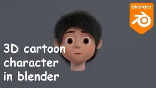 Cute 3D Character Modeling | 3D modeling in Blender