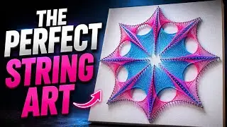 How to make STRING ART Wall decor
