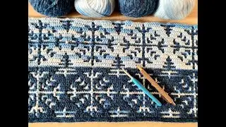 Inset Overlay Mosaic crochet