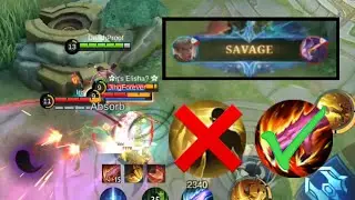 Chou Jungler Savage Gameplay🔥 | New meta or not?? | MLBB