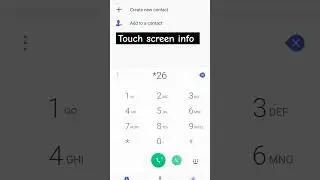 secret Code|Touch Screen Check information2024#secretcode  #android #screen #touch #tricks