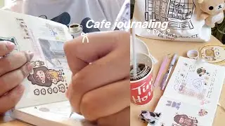 journaling at a coffee shop | spring | Tim Hortons, Bangalore ☕️🎐