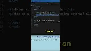HTML Coding Q&A 34: External CSS file to an HTML document? 