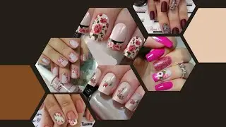 easy, floral nail designs