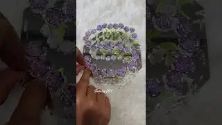 Diy mirror rose night lamp #diy
