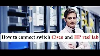 how to connect switch cisco and HP reel lab