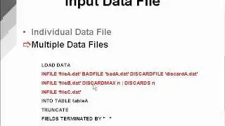 SQL Loader 3