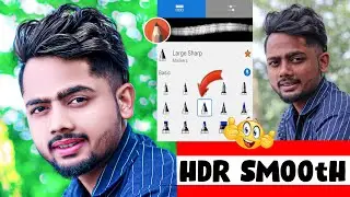 HDR Face smooth new tricks skin whitening face smooth photo editing || Autodesk sketchbook